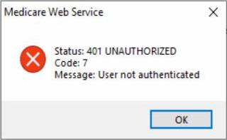 User not authenticated